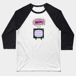 Zombie TV Baseball T-Shirt